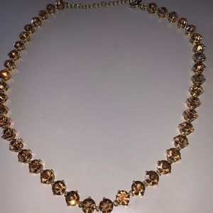 Gold diamond fashion necklace